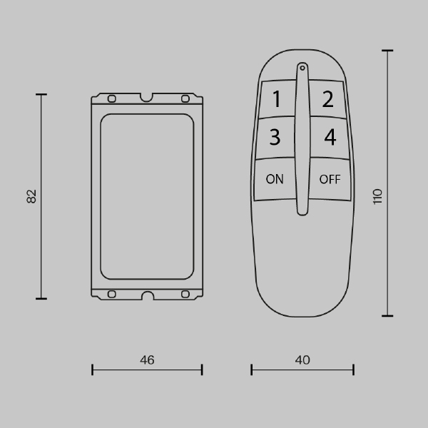 Пульт к светодиодной ленте Пульты для управления освещением MRC004B