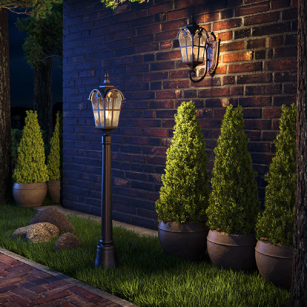 Уличный наземный светильник Albion O413FL-01BZ