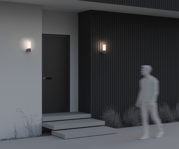 Уличный настенный светильник Willis O418WL-01GR