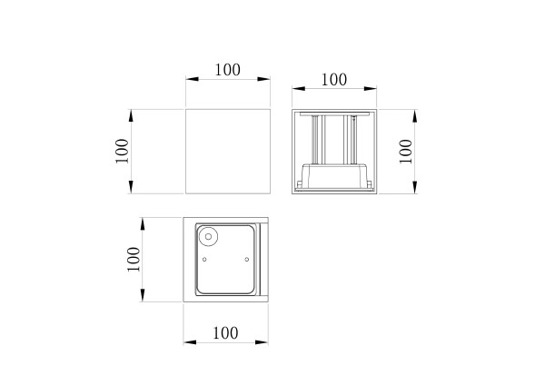 Уличный настенный светильник Fulton O572WL-L20B3K