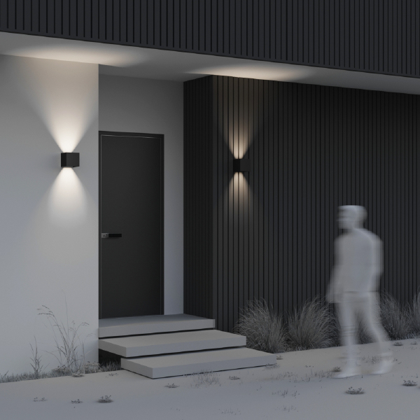 Уличный настенный светильник Fulton O572WL-L20B3K