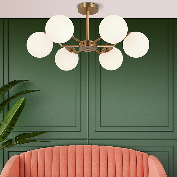 Потолочная люстра Frost 70154/6 латунь