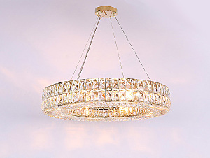 Подвесная люстра 10120 10125+8/S gold