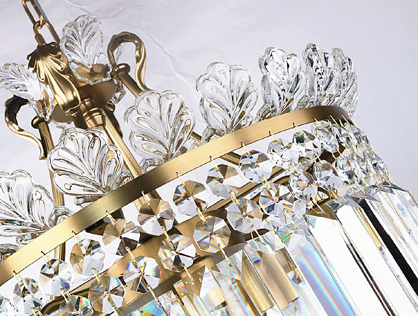 Подвесная люстра 10320 10328/C brushed brass