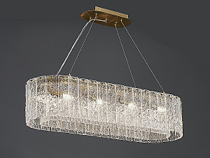 Подвесная люстра 10820 10820/90 brass oval