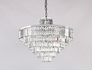 Подвесная люстра 31100 31124/S nickel