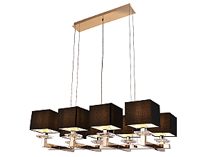 Подвесная люстра 3200 3208/S gold без абажуров