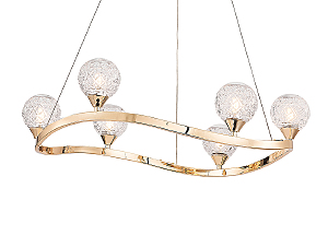 Подвесная люстра 3800 3806/S gold new