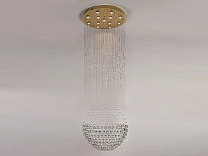 Люстра каскадная 8100 8113/300 gold