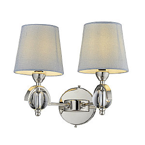 Настенное бра Amelia LH1037/2W-NK-WT