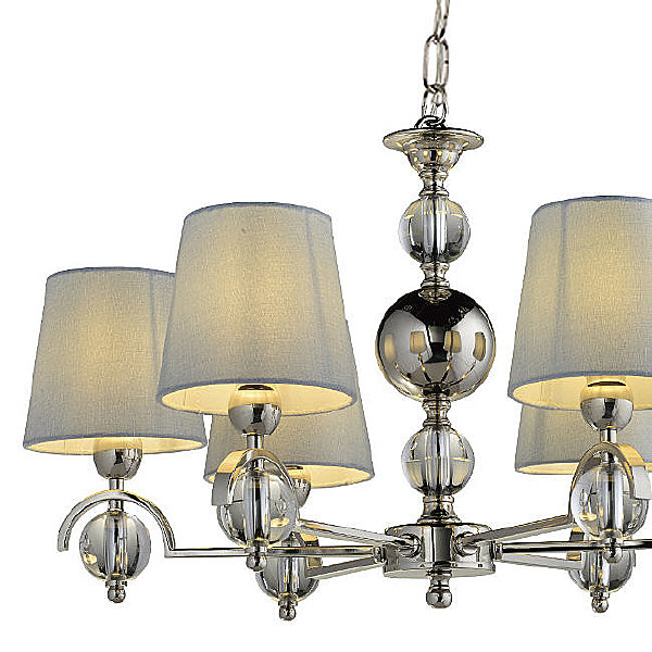 Подвесная люстра Amelia LH1037/6P-NK-WT