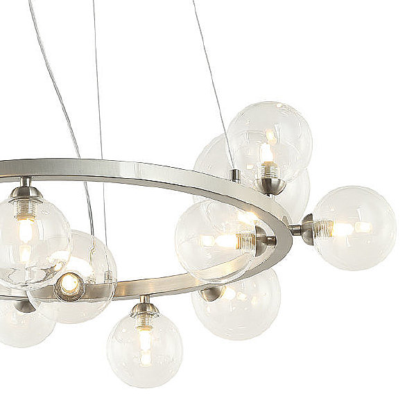 Подвесная люстра Lovrenc LH4125/14P-SN-CL