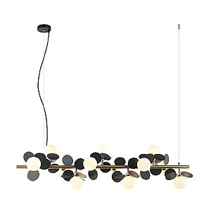 Подвесная люстра Ilmari LH4136/12PO-BR-BK