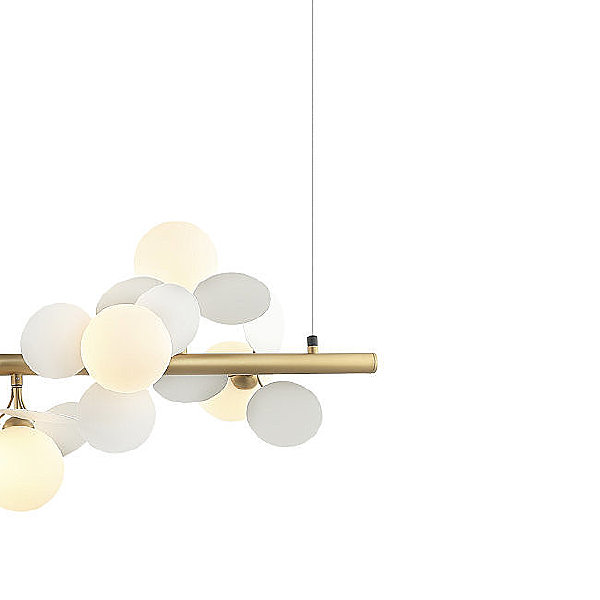 Подвесная люстра Ilmari LH4136/12PO-GD-WT