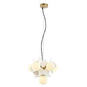 Подвесная люстра Ilmari LH4136/6P-GD-WT