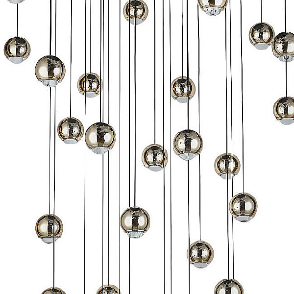 Люстра каскадная Danay LH8027/36P-BK-SGD