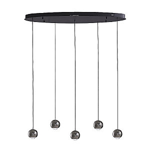 Светильник подвесной Danay LH8027/5P-BK-PBK