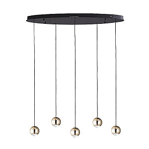 Светильник подвесной Danay LH8027/5P-BK-SGD