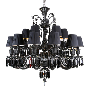 Подвесная люстра Baccarat style ZZ86303BK-12+6