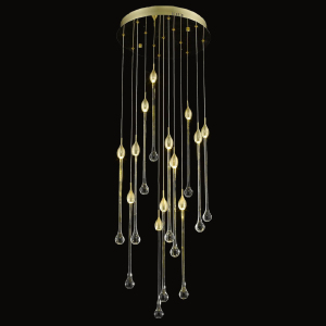 Люстра каскадная P98028 P98028S-13 brass