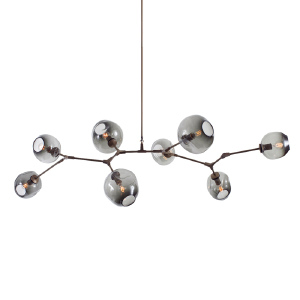 Подвесная люстра Bubble 7058/8 black/smoky