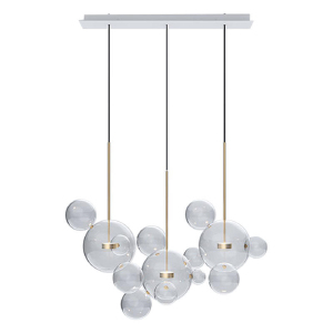 Светильник подвесной Bubbles 9214P/3L gold