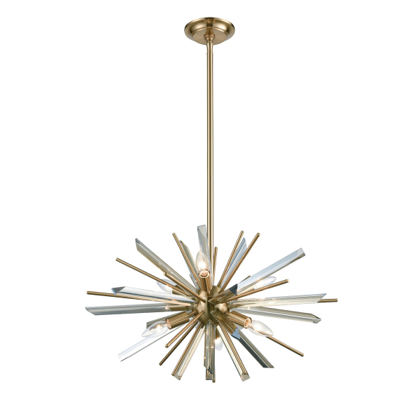 Люстра на штанге P68112 P68112-6AB antique brass