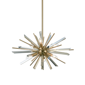 Люстра на штанге P68112 P68112-6AB antique brass