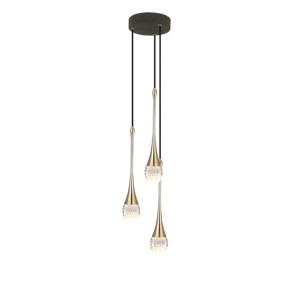 Светильник подвесной P0844 P0844-3B s-gold