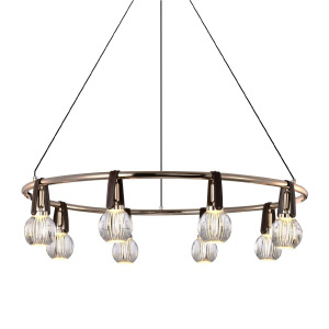 Подвесная люстра P0853 P0853-8C s-gold