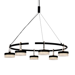 Подвесная люстра P0855 P0855-6C black