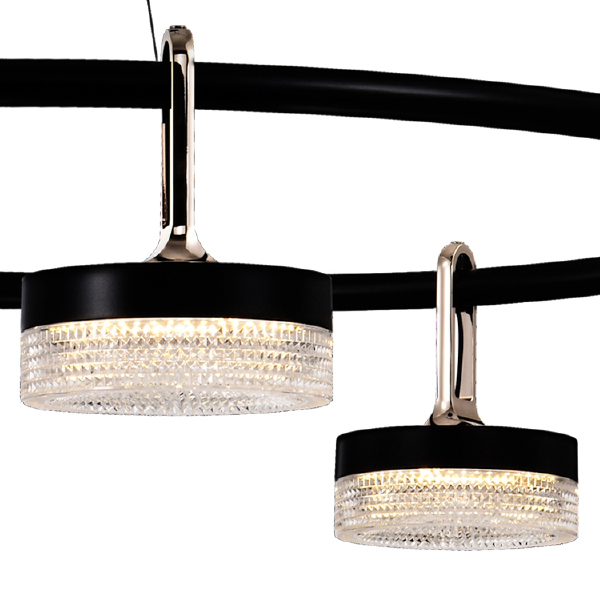 Подвесная люстра P0855 P0855-6C black