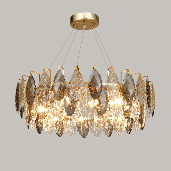 Подвесная люстра D8011P D8011P/R-800 gold/smoky