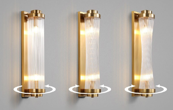 Настенное бра Wall lamp 88008W/L brass