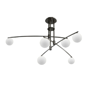Потолочная люстра 8119P 8119P/6 black