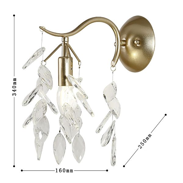 Настенное бра Brillo 3003-1W