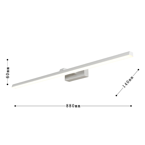 Подсветка зеркал и полок Scriptor 3044-3W