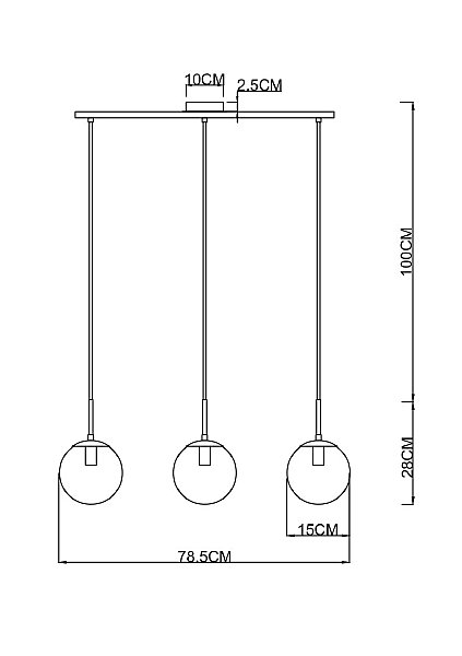 Светильник подвесной Volare A1915SP-3AB
