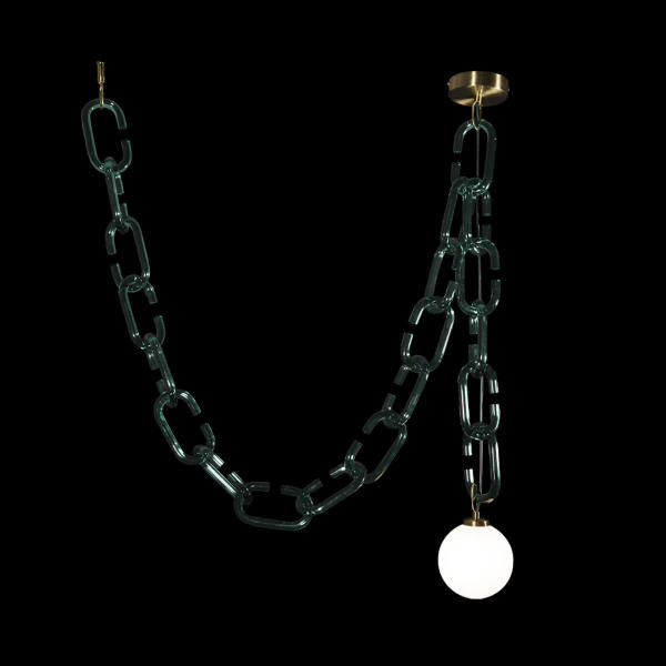 Светильник подвесной Chain 10128C Green