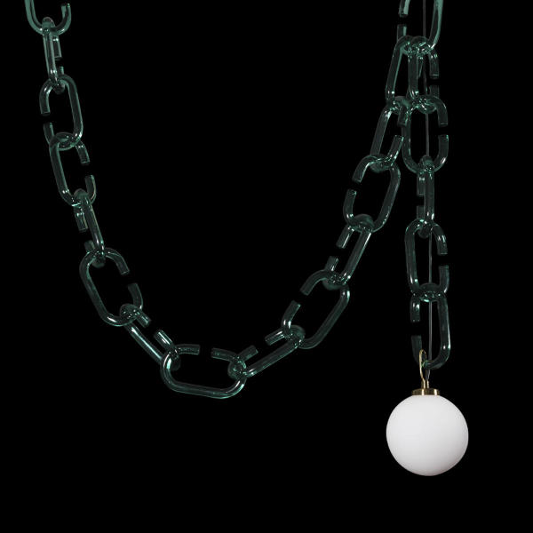 Светильник подвесной Chain 10128C Green