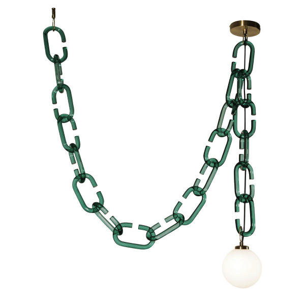 Светильник подвесной Chain 10128C Green