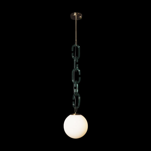 Светильник подвесной Chain 10128P Green