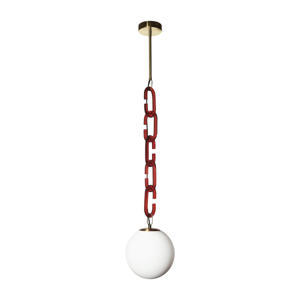 Светильник подвесной Chain 10128P Red