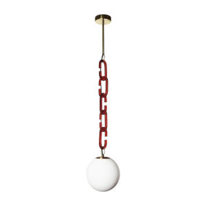 Светильник подвесной Chain 10128P Red