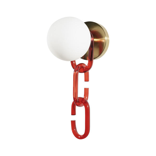 Настенное бра Chain 10128W Red