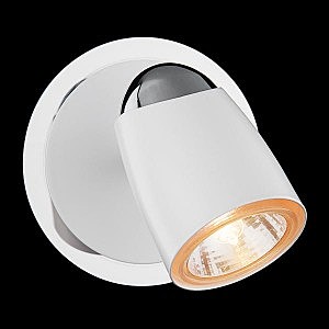 Светильник спот 20021 20021/1 хром/белый