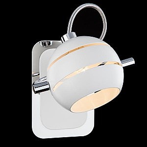 Светильник спот 20023, 20024 20023/1 хром/белый