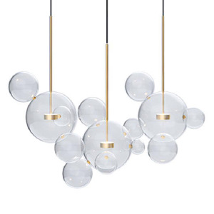 Подвесная люстра Bubbles KG0943P-3 gold