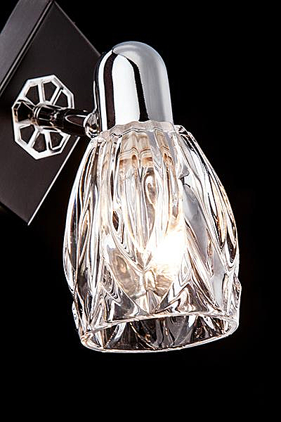 Светильник спот 20028 20028/1 хром/венге