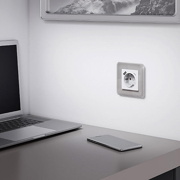 Рамка Elite дымчатый W0012417/ Рамка на 1 пост Elite (дымчатый, стекло)